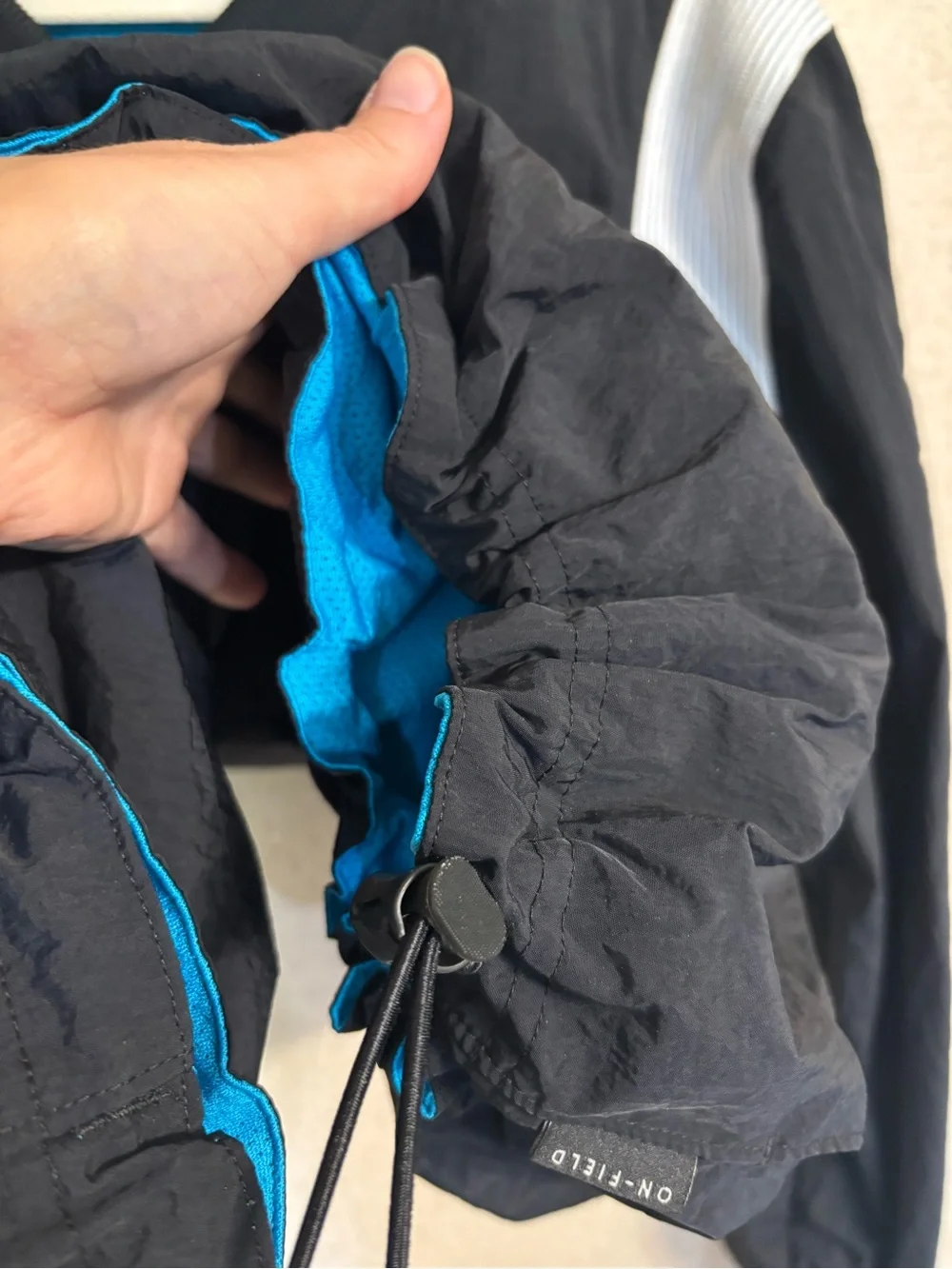 Nike Carolina Panthers Black windbreaker  Jacket Medium unisex